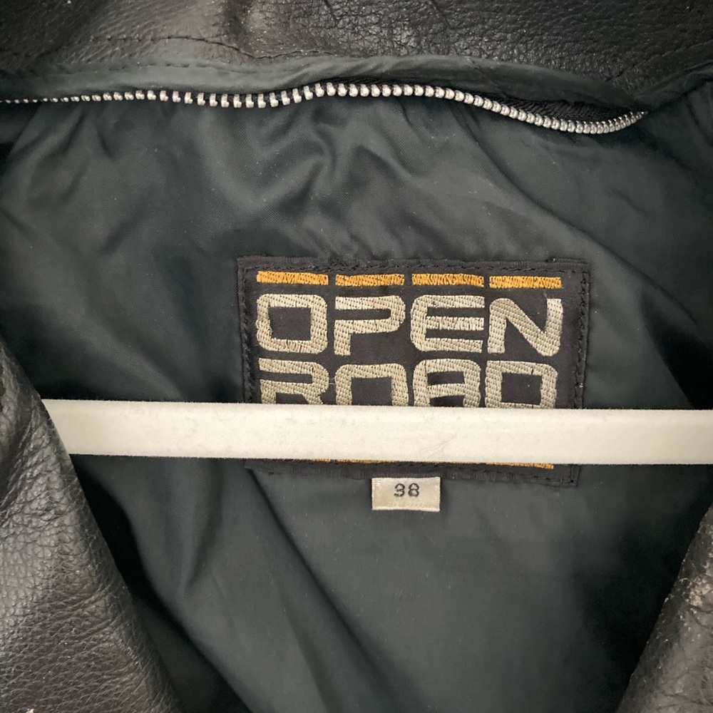 Vintage men’s biker leather